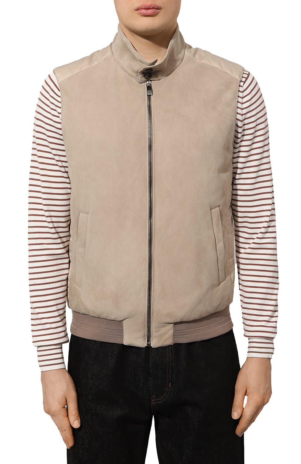 Комбинированный жилет CORNELIANI, арт. 93C5D3-9320107, фото 3