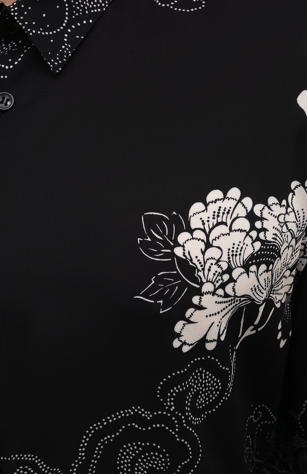 Рубашка из вискозы SAINT LAURENT, арт. 686551/Y2E95, фото 5