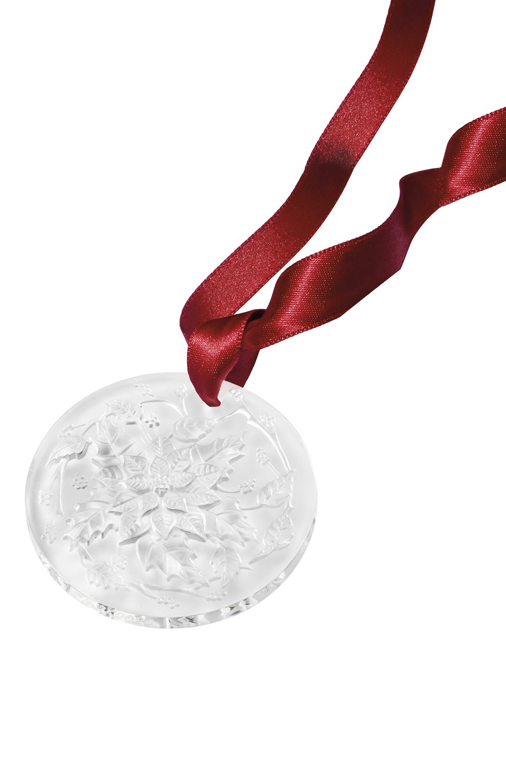 Новогоднее украшение poinsettia LALIQUE, арт. 10724700, фото 1