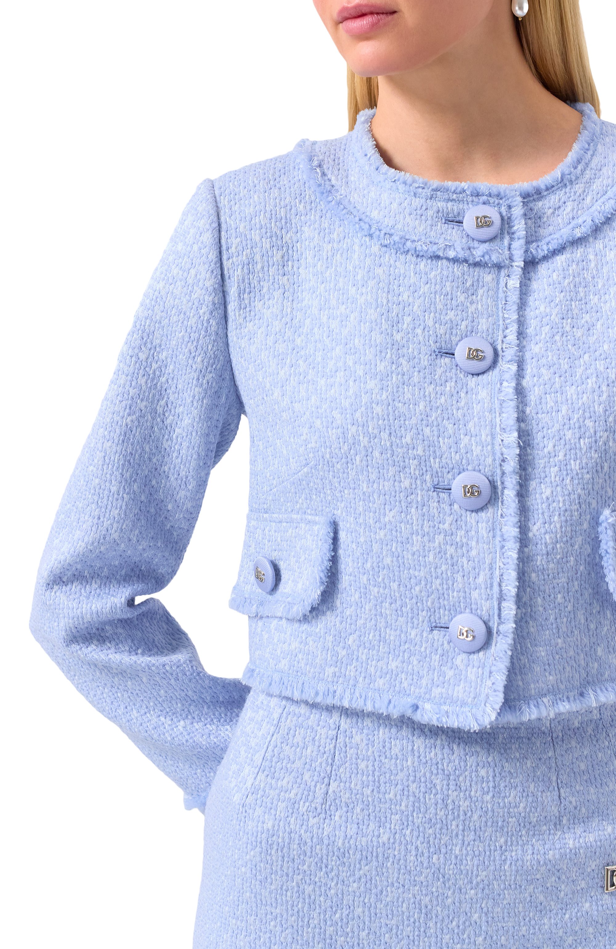 Жакет из шерсти и вискозы DOLCE & GABBANA, арт. F26X8T/HUMUA, фото 5