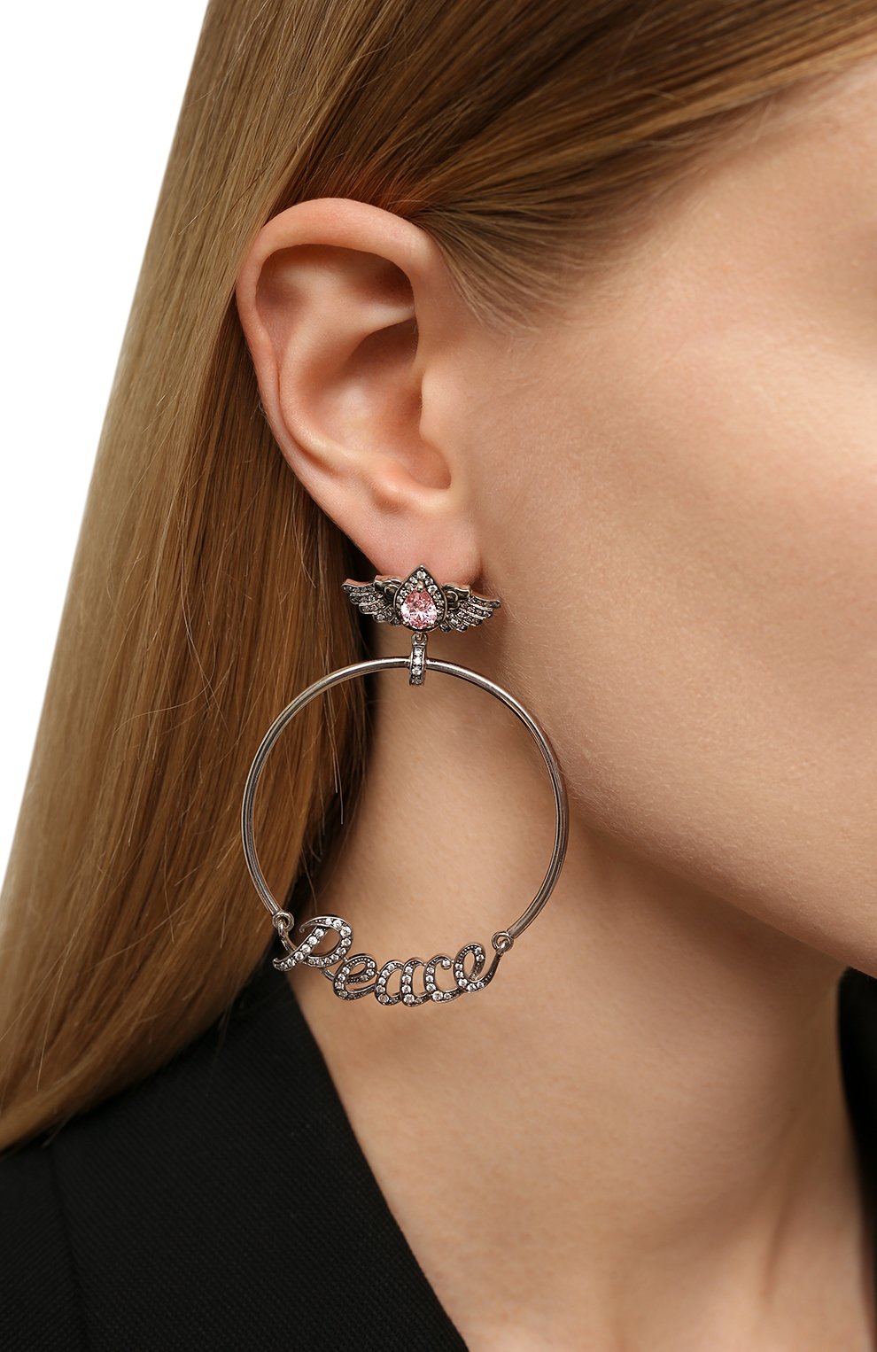 Серьги love and peace QUEENSBEE, арт. 201383, фото 2