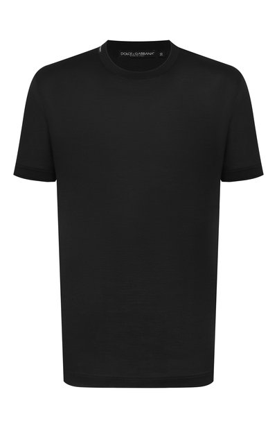 Мужская шелковая футболка DOLCE & GABBANA, арт. G8ST1T/FU75F
