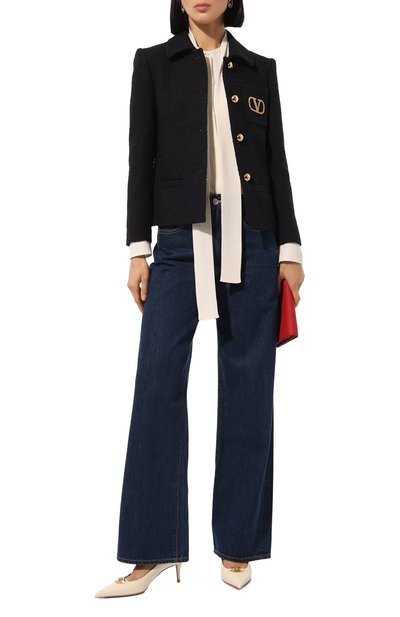 Жакет из хлопка и вискозы VALENTINO, арт. 5B3CE3907A6, фото 2