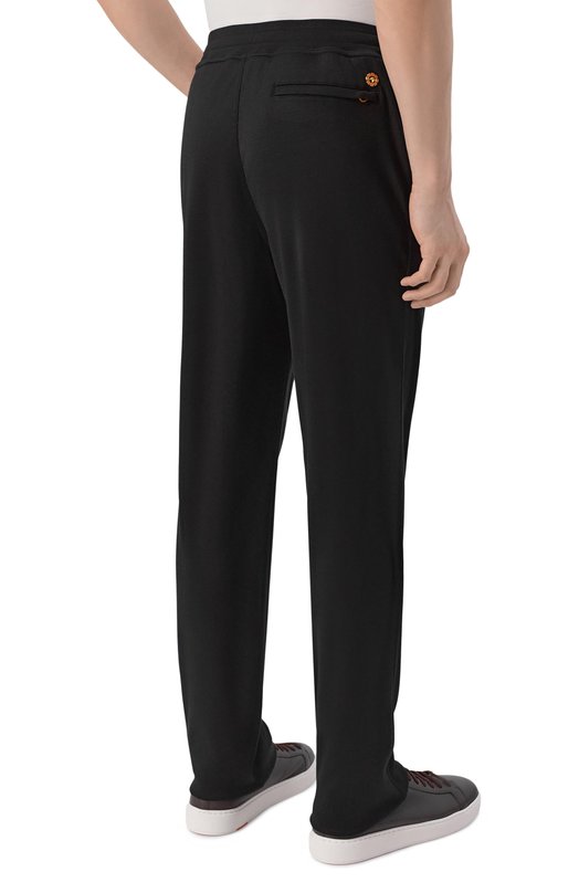 Шелковые брюки Stefano Ricci K919511P3D/R26190_001 Чёрный  K919511P3D/R26190_001 Фото 4