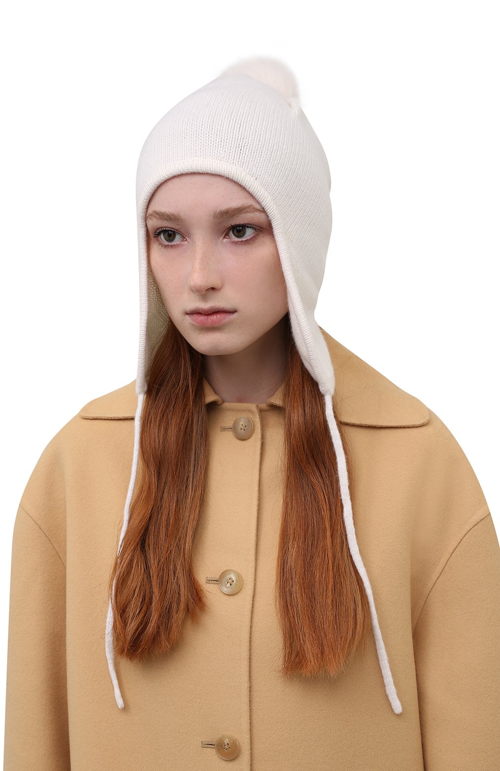 Кашемировая шапка YVES SALOMON, арт. 21WAA800XXCARD, фото 2