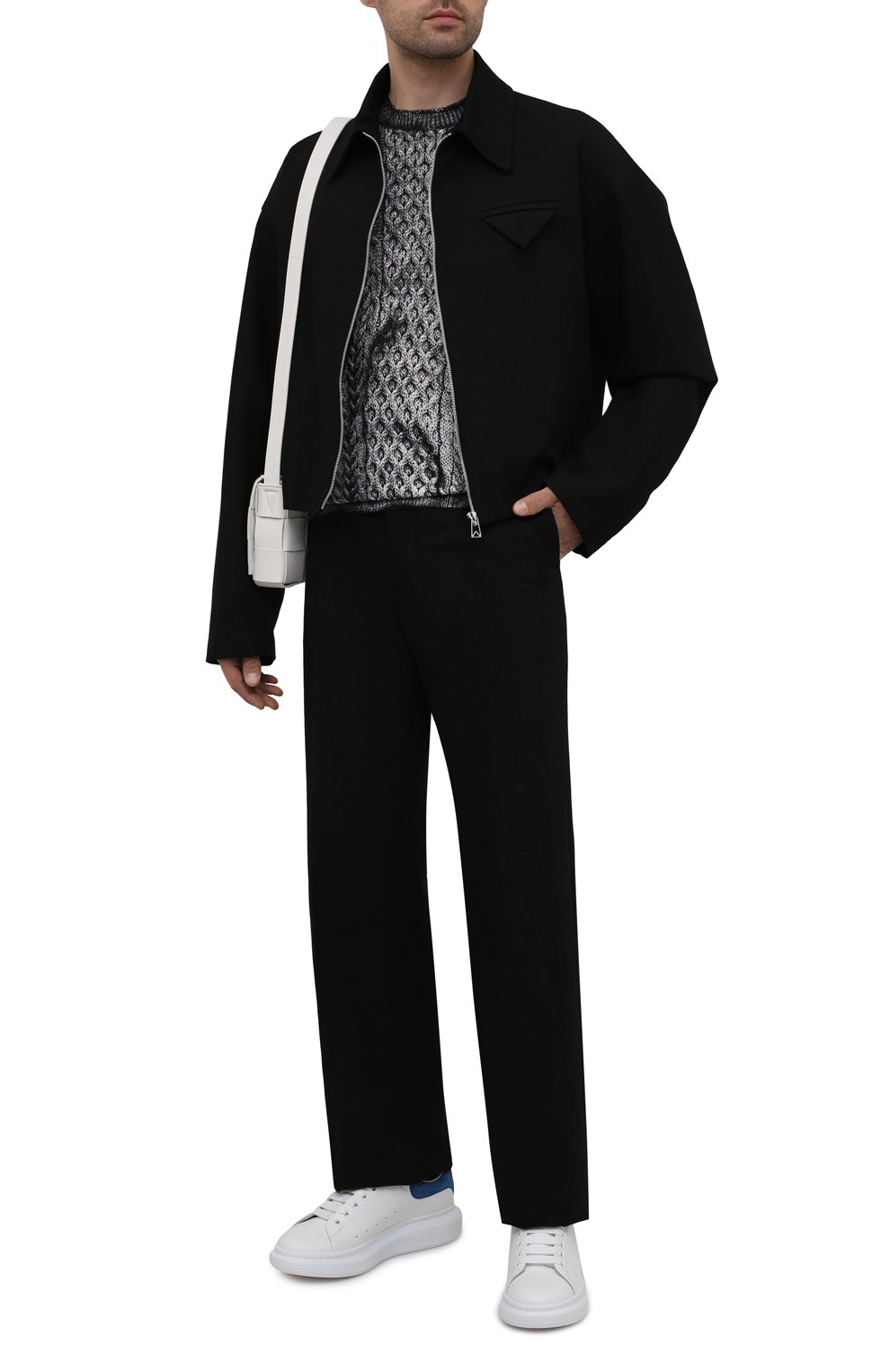 Кожаные кеды oversized ALEXANDER MCQUEEN, арт. 625162/WHZ4K, фото 2