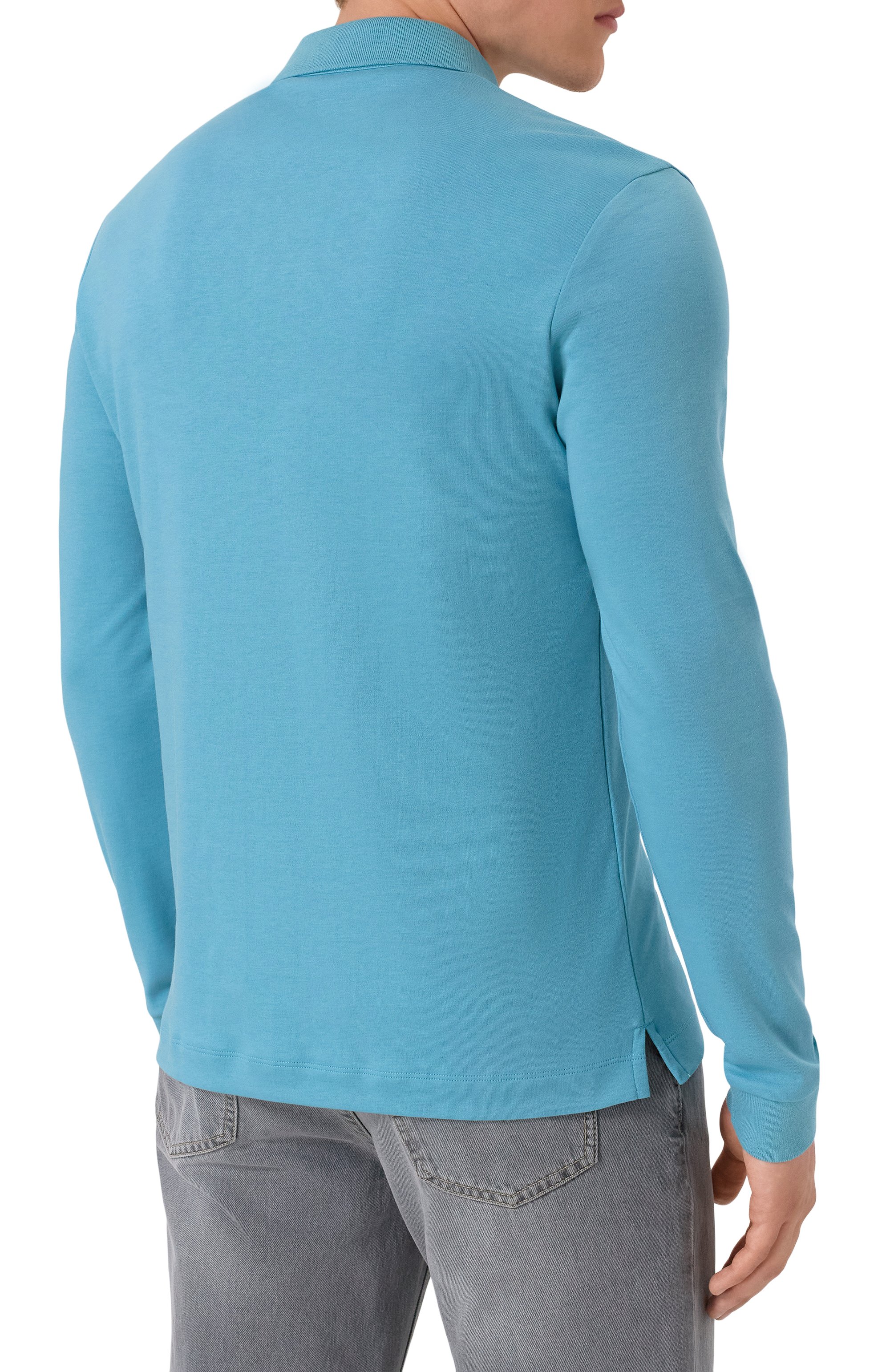 Хлопковое поло BOSS, арт. 50468392, фото 4