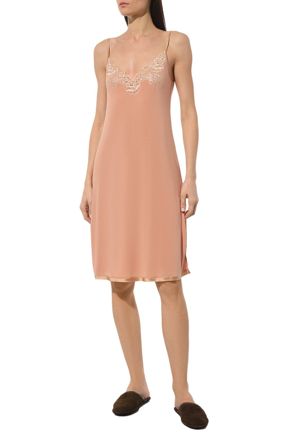 Сорочка I.D. SARRIERI бежевого цвета по цене 47870 руб., арт. L9559, фото 3 Сорочка I.D. SARRIERI, арт. L9559, фото 3