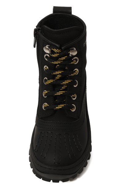 Кожаные ботинки DSQUARED2, арт. 79338/18-28, фото 4