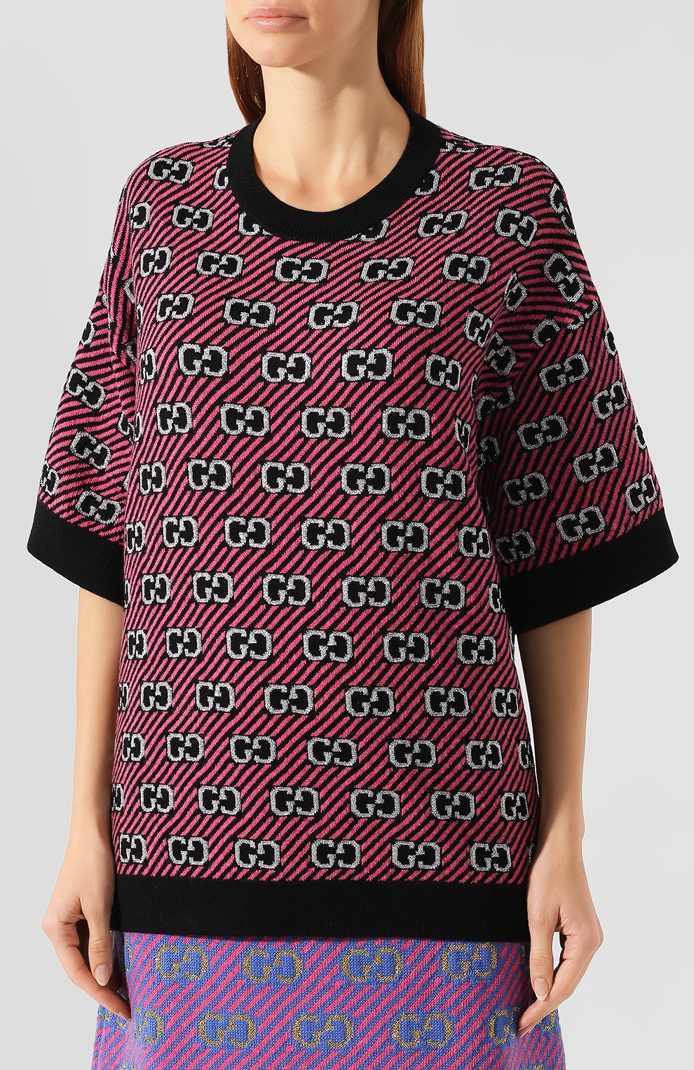Шерстяной пуловер GUCCI, арт. 574223/XKASE, фото 3