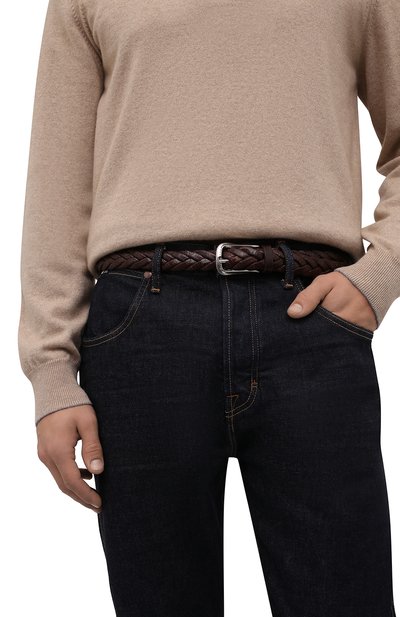 Кожаный ремень BRUNELLO CUCINELLI, арт. MAUCJ262, фото 2