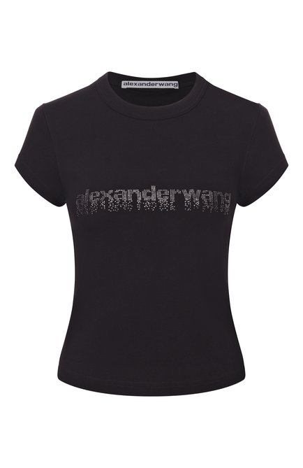 Женская футболка с отделкой стразами ALEXANDER WANG, арт. 1CC1261209