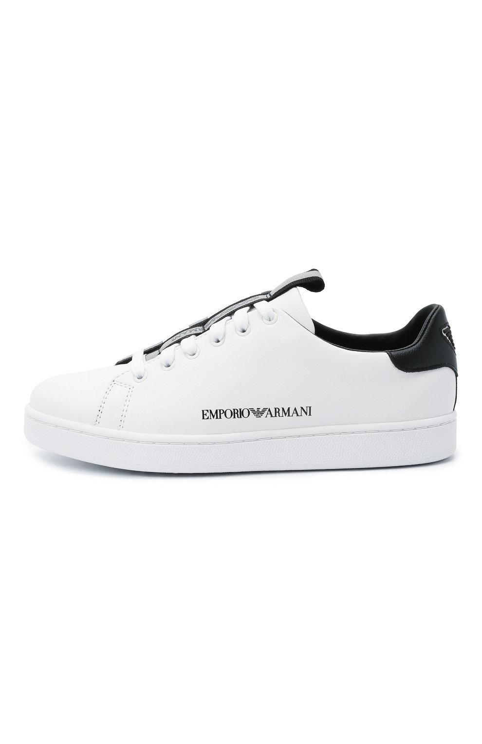 Кожаные кеды EMPORIO ARMANI, арт. X3X132/XM789, фото 3