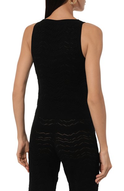 Топ из вискозы и шерсти MISSONI, арт. DS24WK0N/BK040E, фото 4