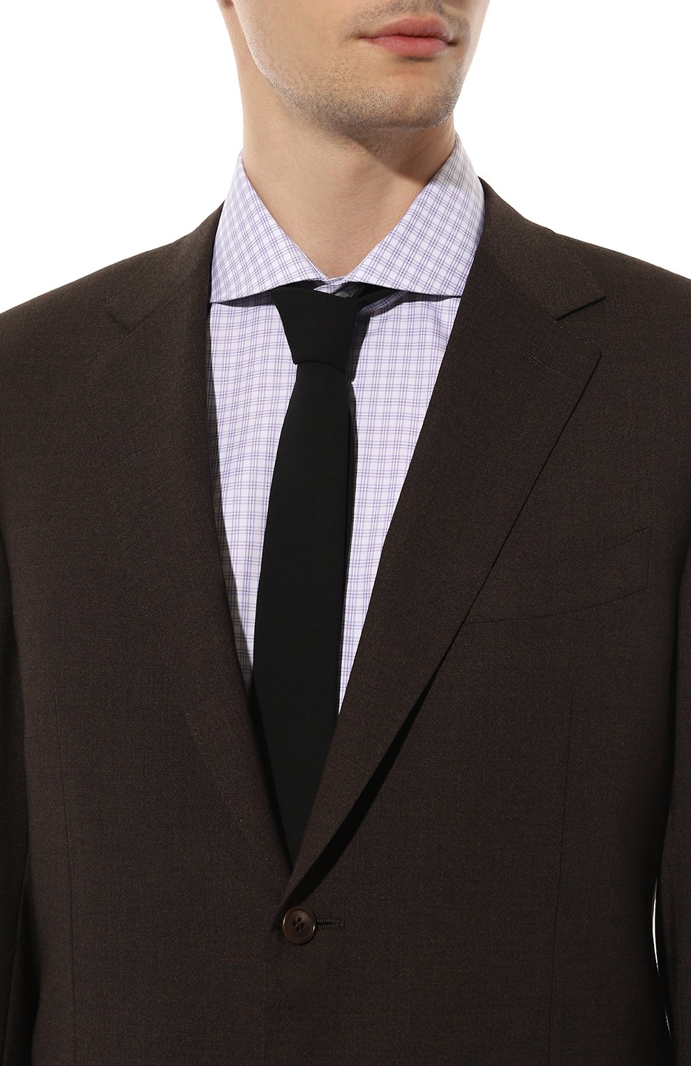 Шелковый галстук GUCCI, арт. 614722 4N030, фото 2