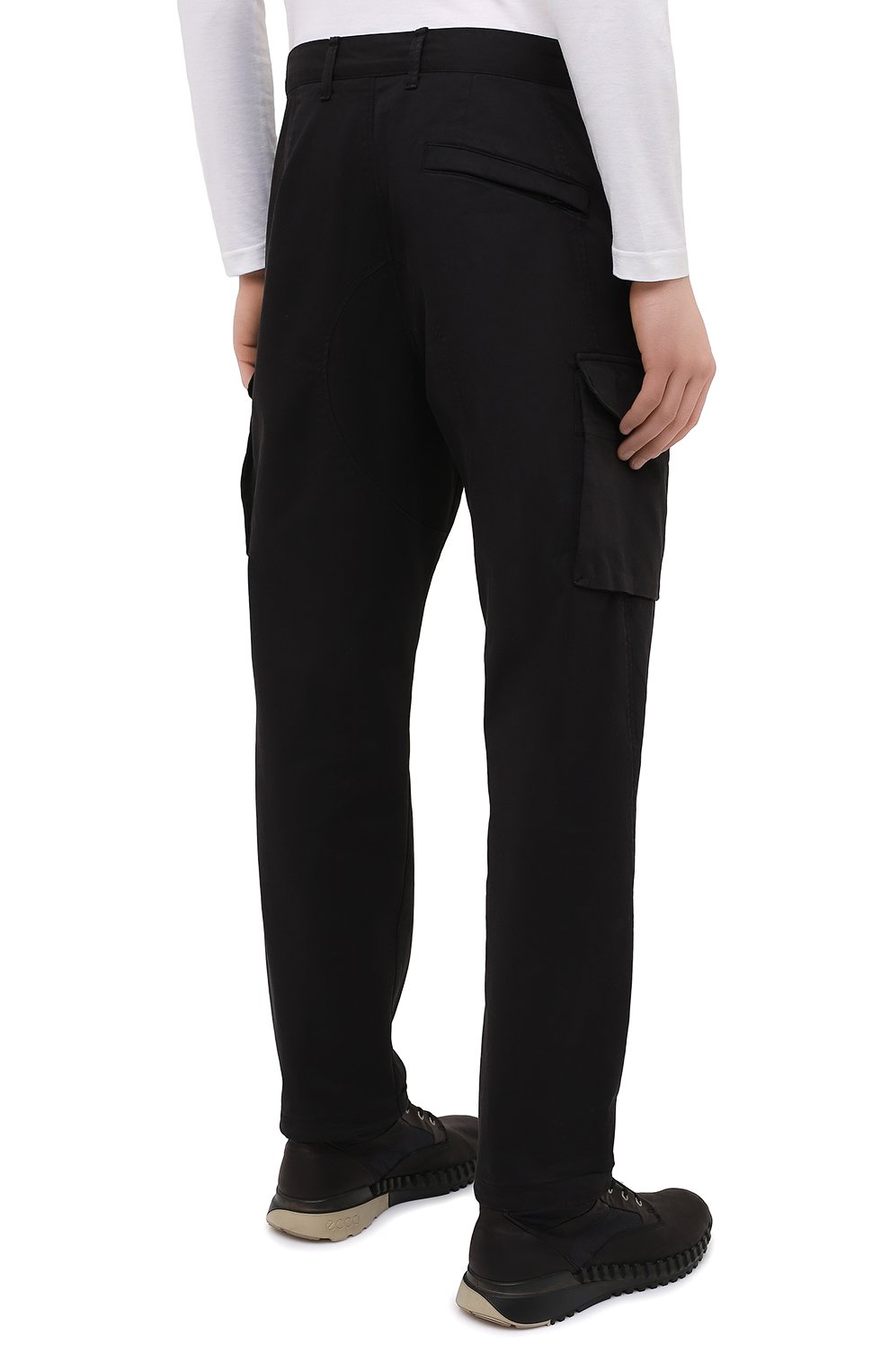 Брюки-карго из хлопка и шерсти STONE ISLAND, арт. 7315326F4, фото 4