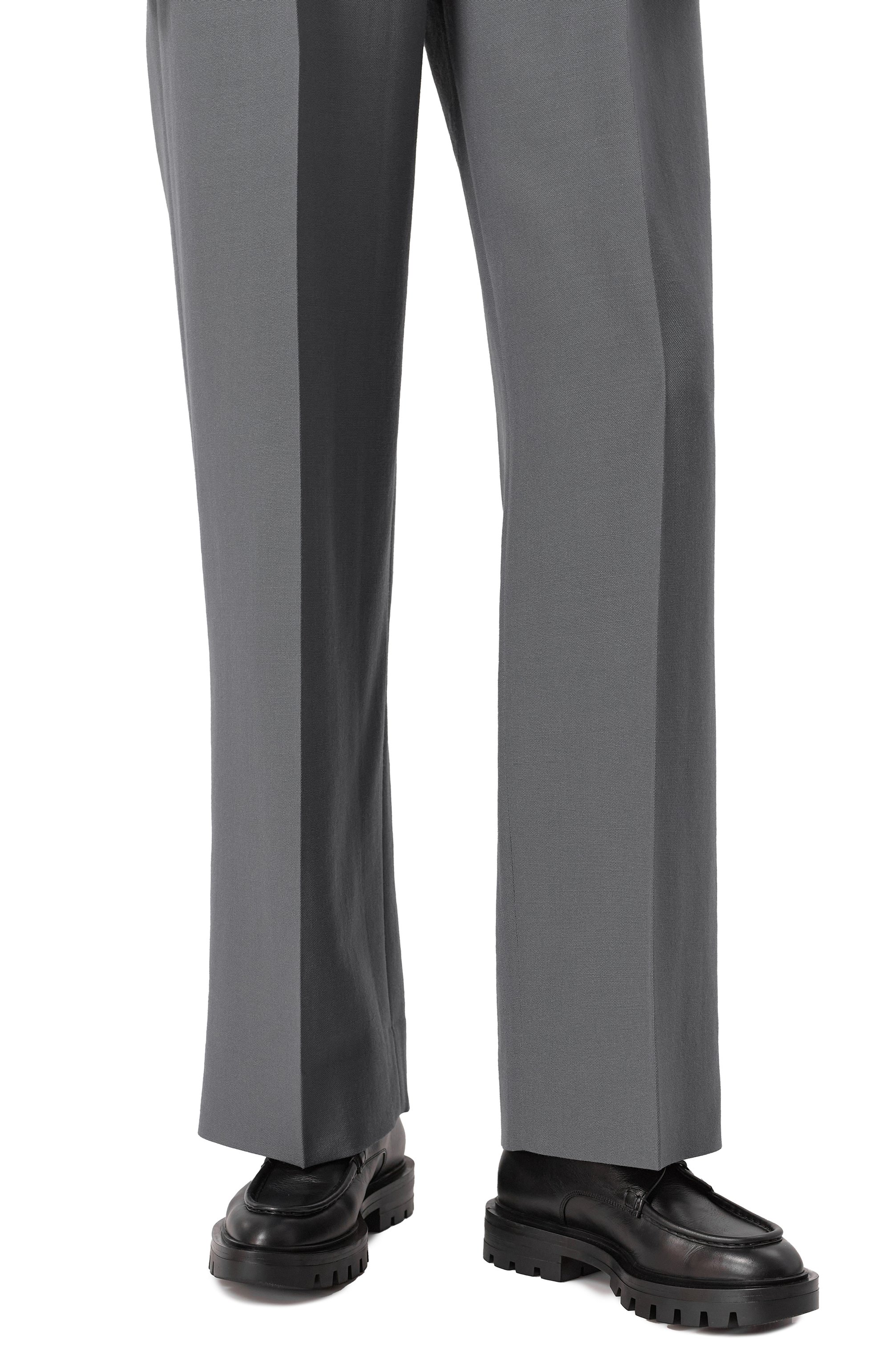 Кожаные дерби SANTONI черного цвета по цене 108000 руб., арт. WUCG59018NERBLES, фото 3 Кожаные дерби SANTONI, арт. WUCG59018NERBLES, фото 3