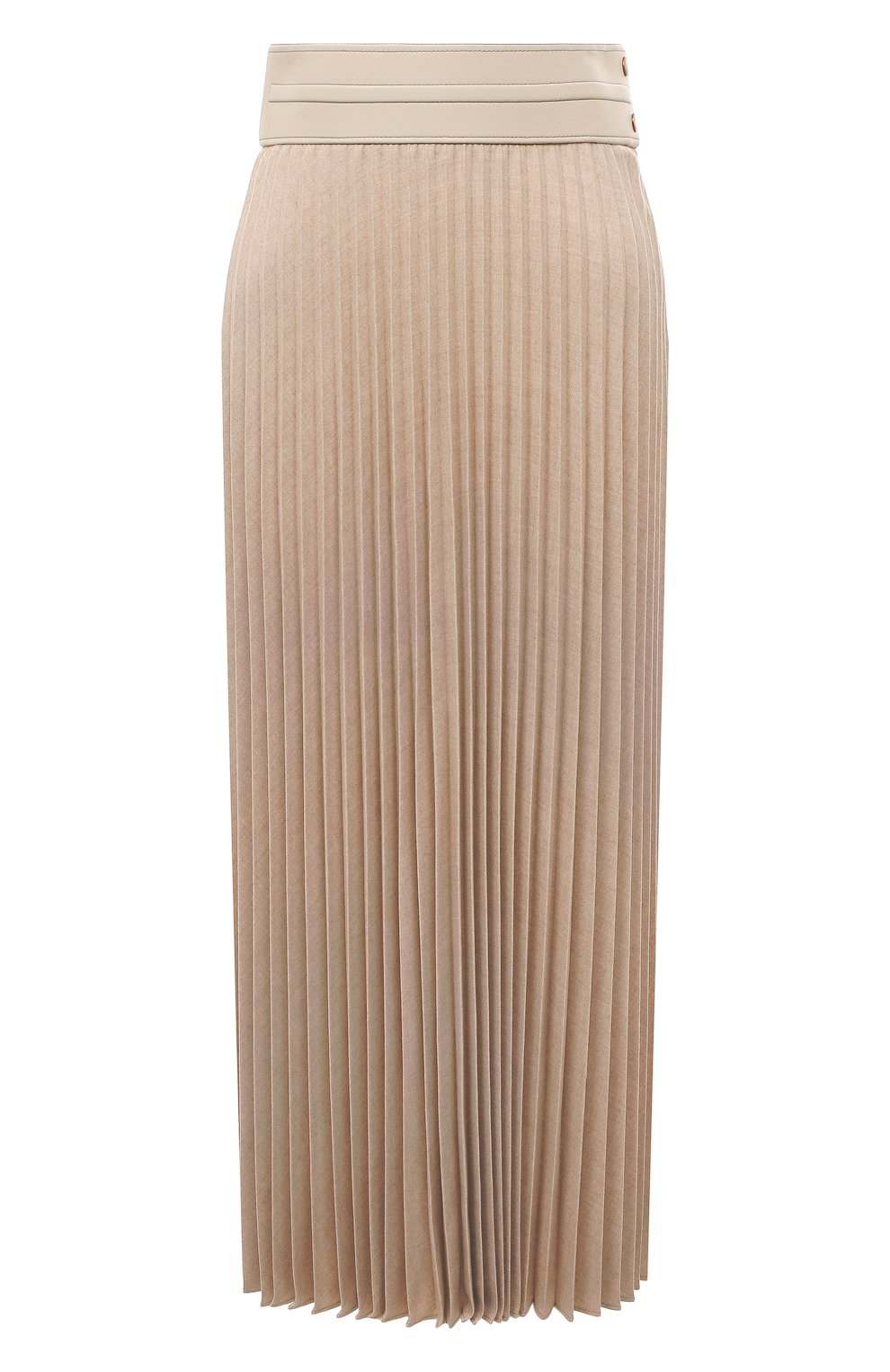 Шерстяная юбка AGNONA бежевого цвета по цене 198500 руб., арт. TG0403E/UW006E, фото 1 Шерстяная юбка AGNONA, арт. TG0403E/UW006E, фото 1