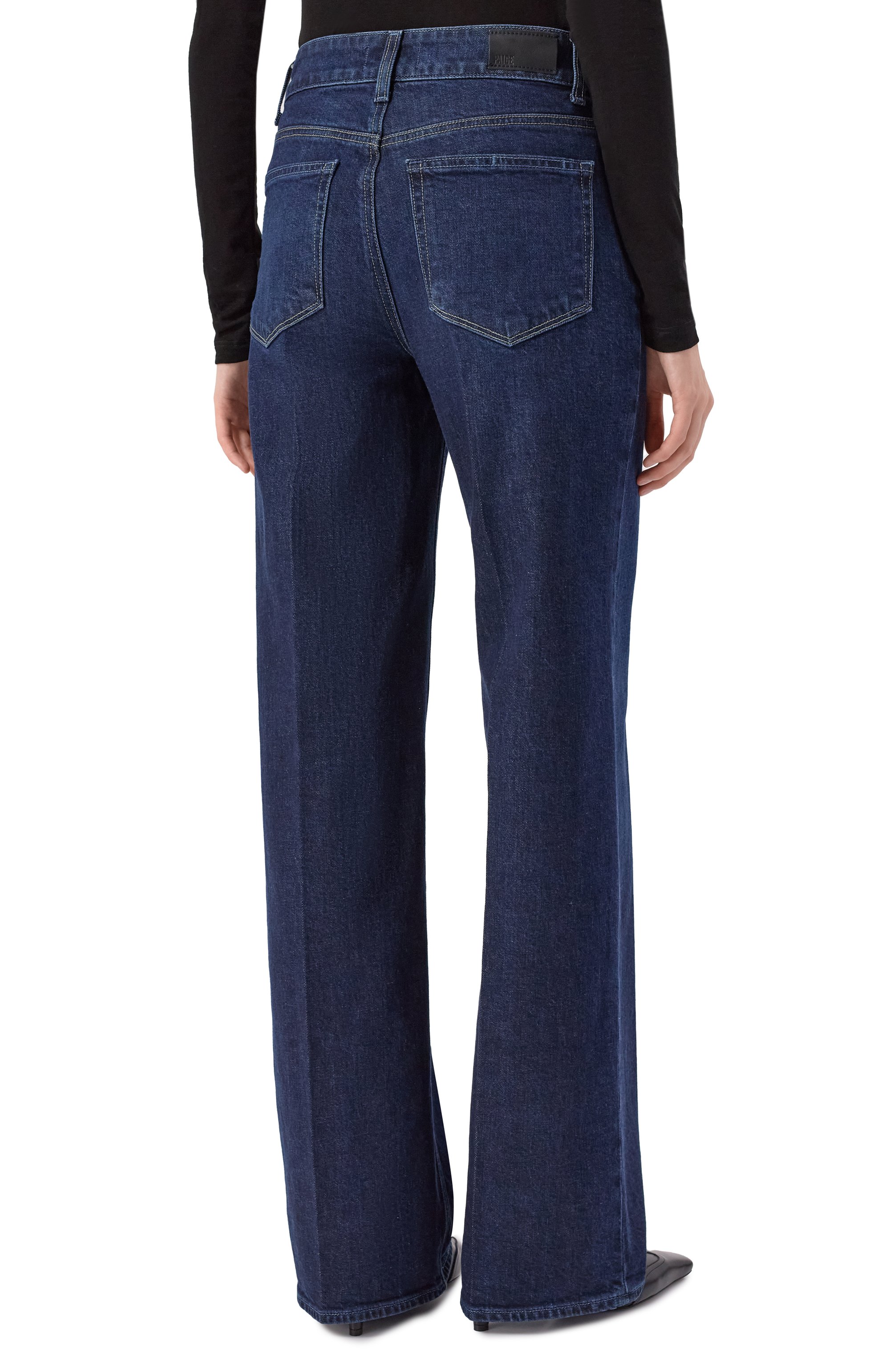 Джинсы sasha PAIGE темно-синего цвета по цене 44350 руб., арт. 8626Q29-C917, фото 4 Джинсы sasha PAIGE, арт. 8626Q29-C917, фото 4