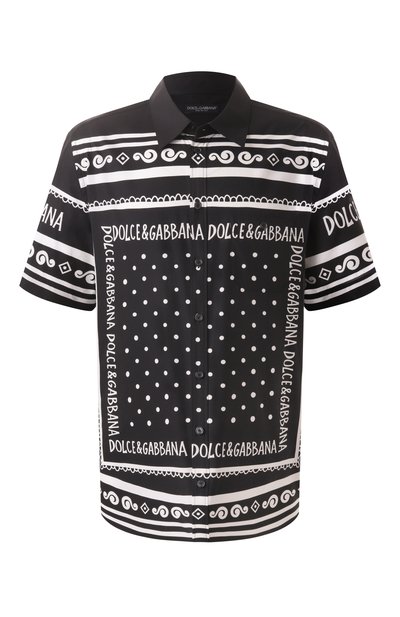 Мужская хлопковая рубашка DOLCE & GABBANA, арт. G5LG9T/FI5KQ
