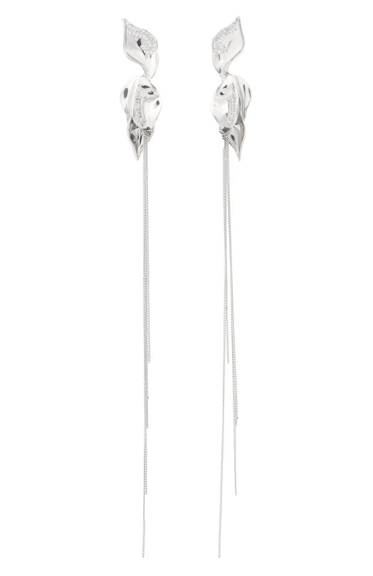 Серьги Caviar jewellery БЧЛ010-БК Серебряный БЧЛ010-БК