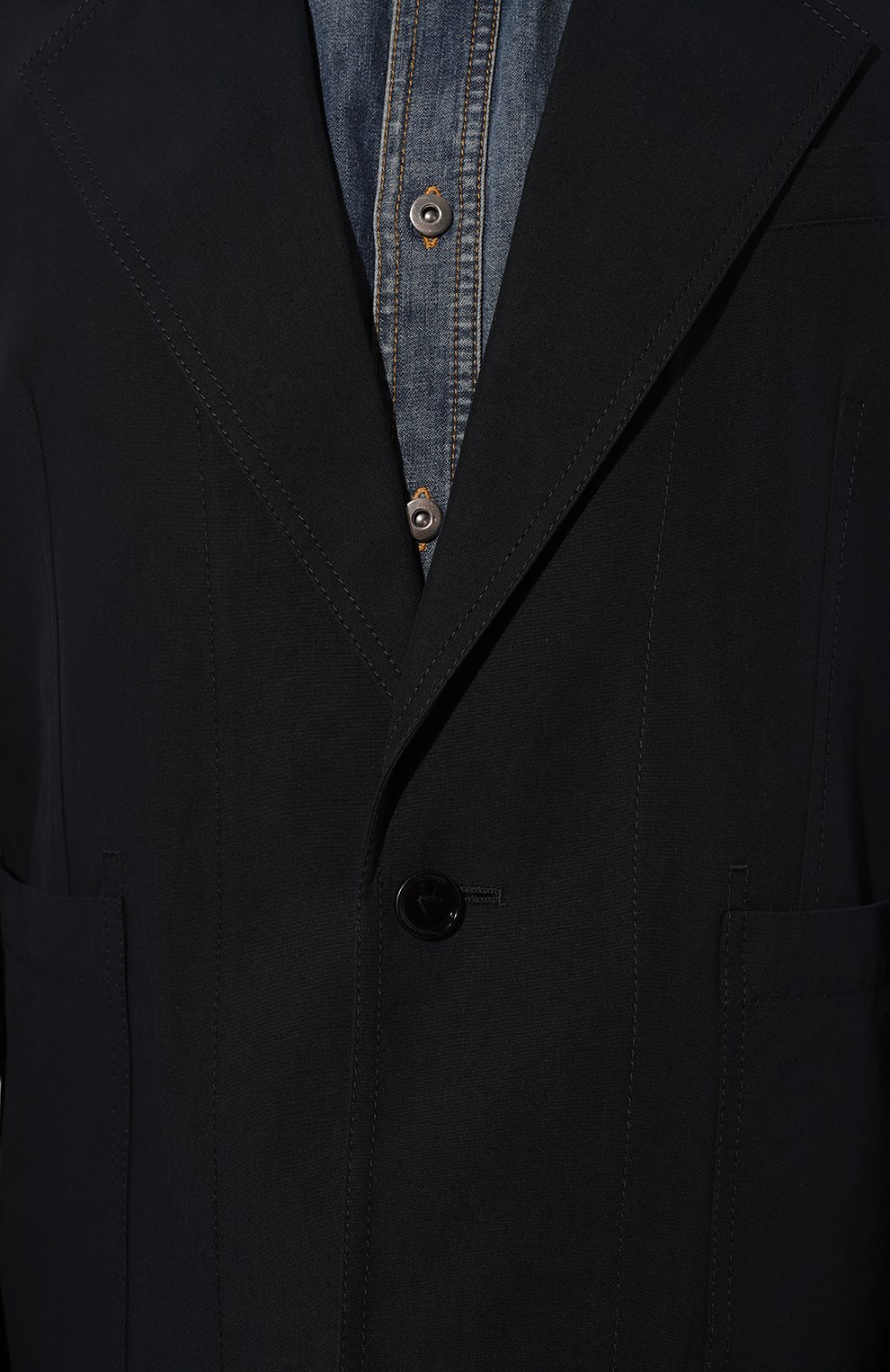 Хлопковый пиджак BOTTEGA VENETA, арт. 743821/V2BL0, фото 5
