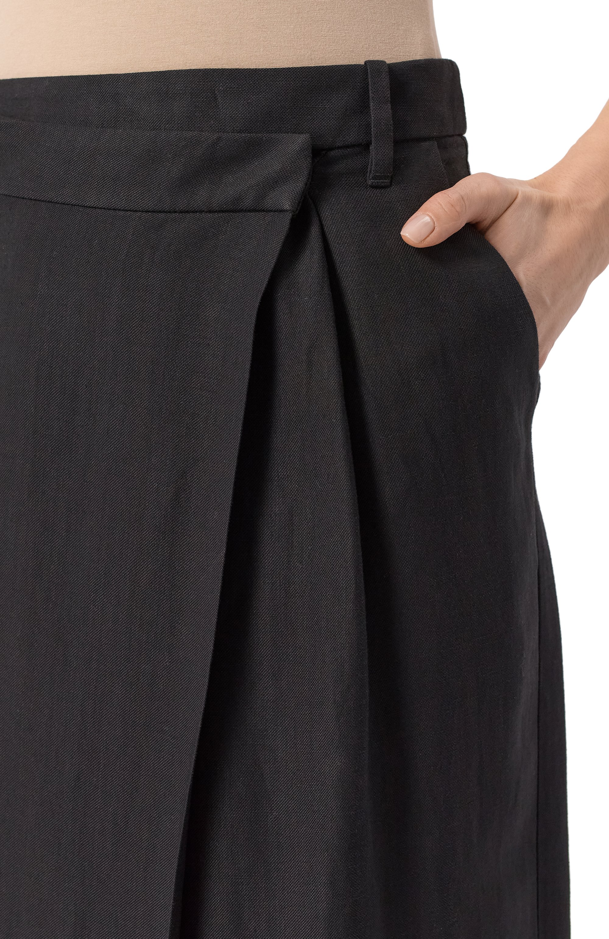 Юбка из вискозы и льна BRUNELLO CUCINELLI, арт. MH126G3814, фото 5