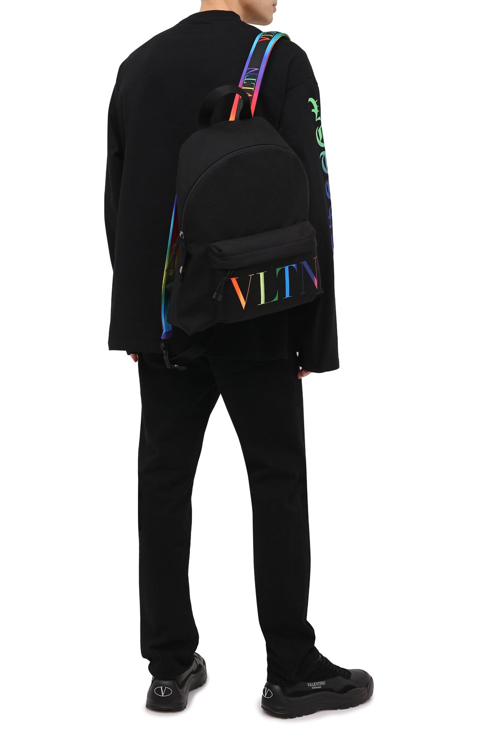Текстильный рюкзак vltn VALENTINO, арт. VY2B0993/KBP, фото 5