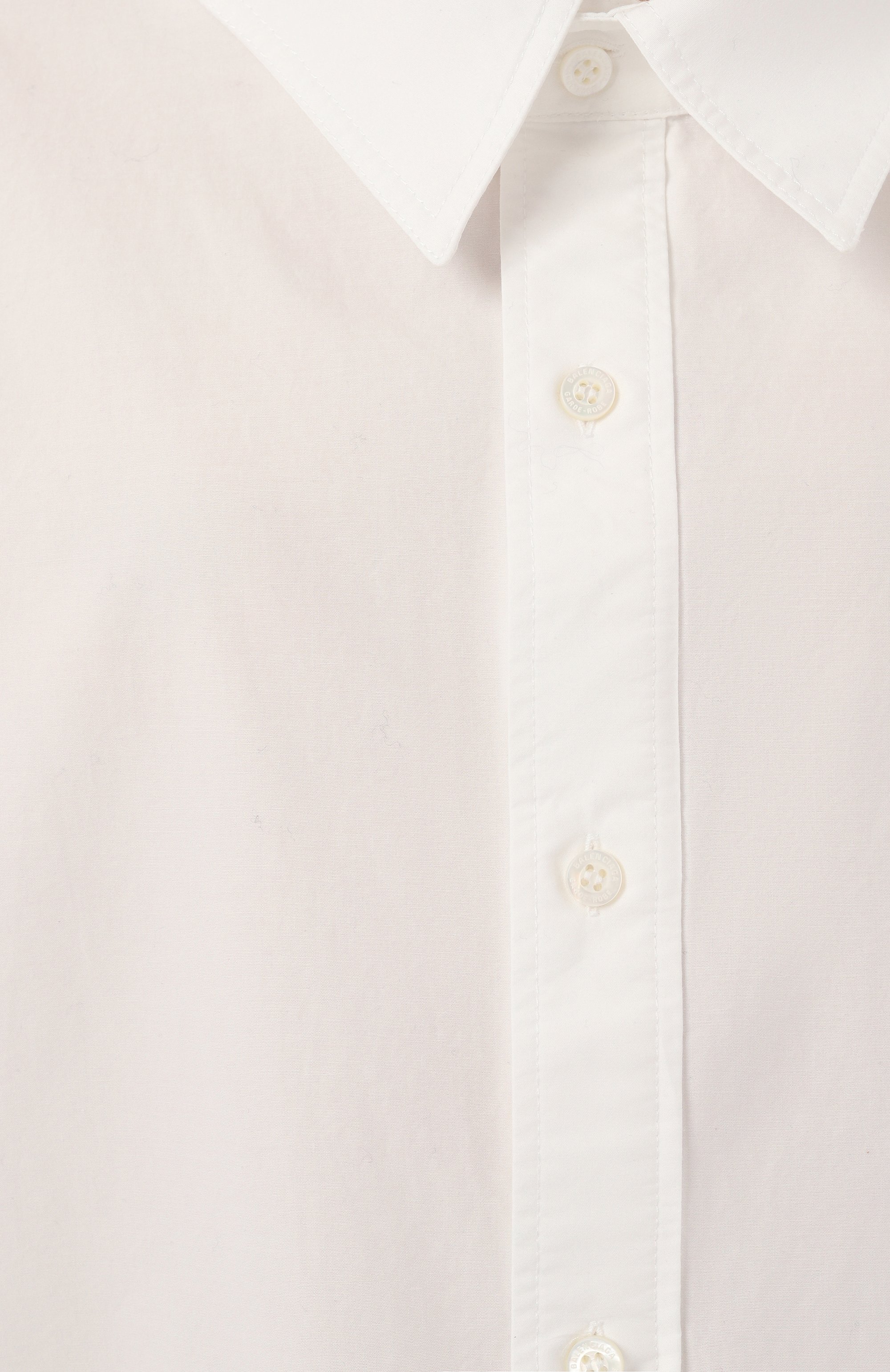 Хлопковая рубашка BALENCIAGA, арт. 809072/TNM60, фото 5