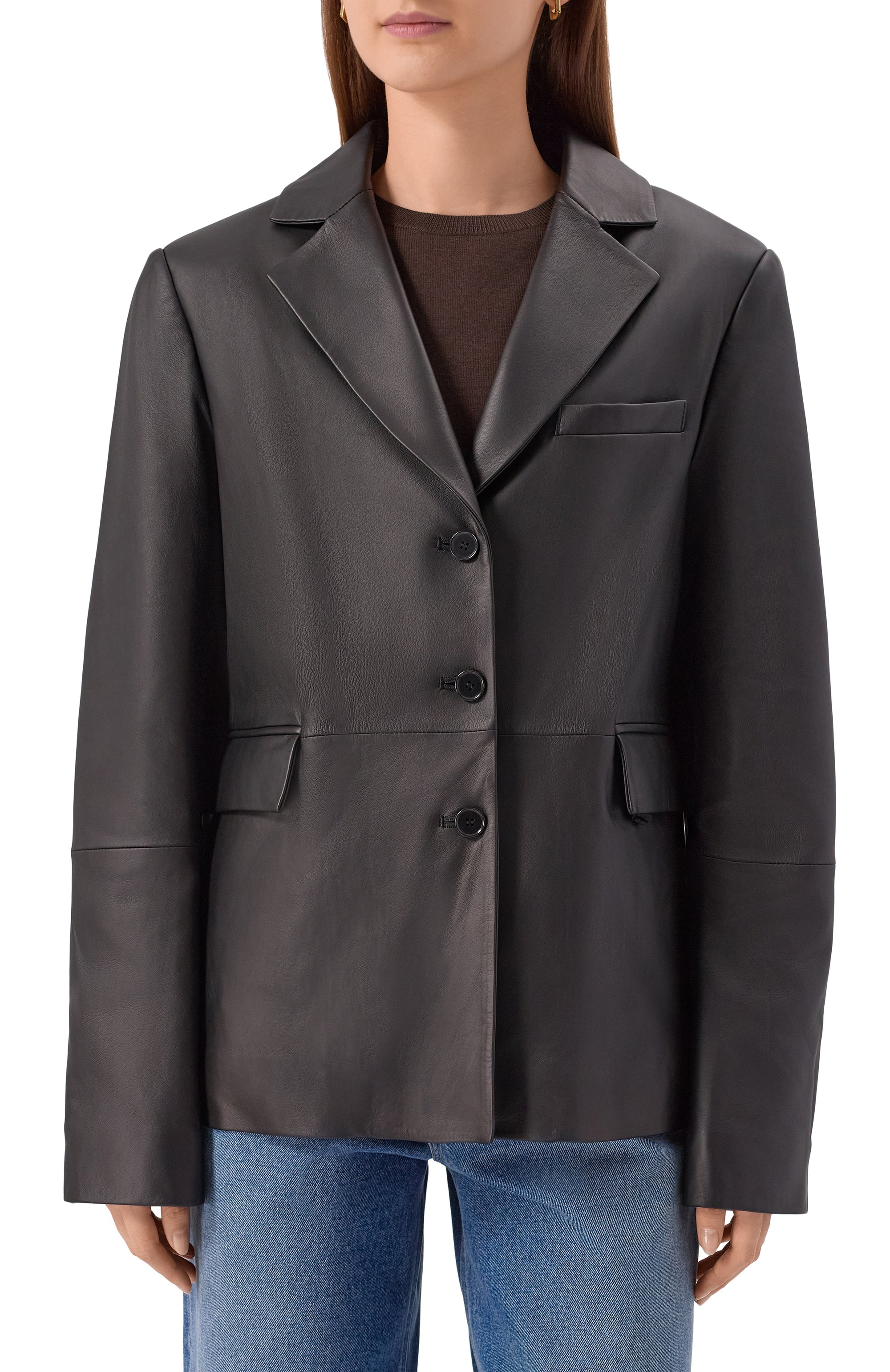 Кожаный жакет LOULOU DE SAISON, арт. ALD0 LDS, фото 3