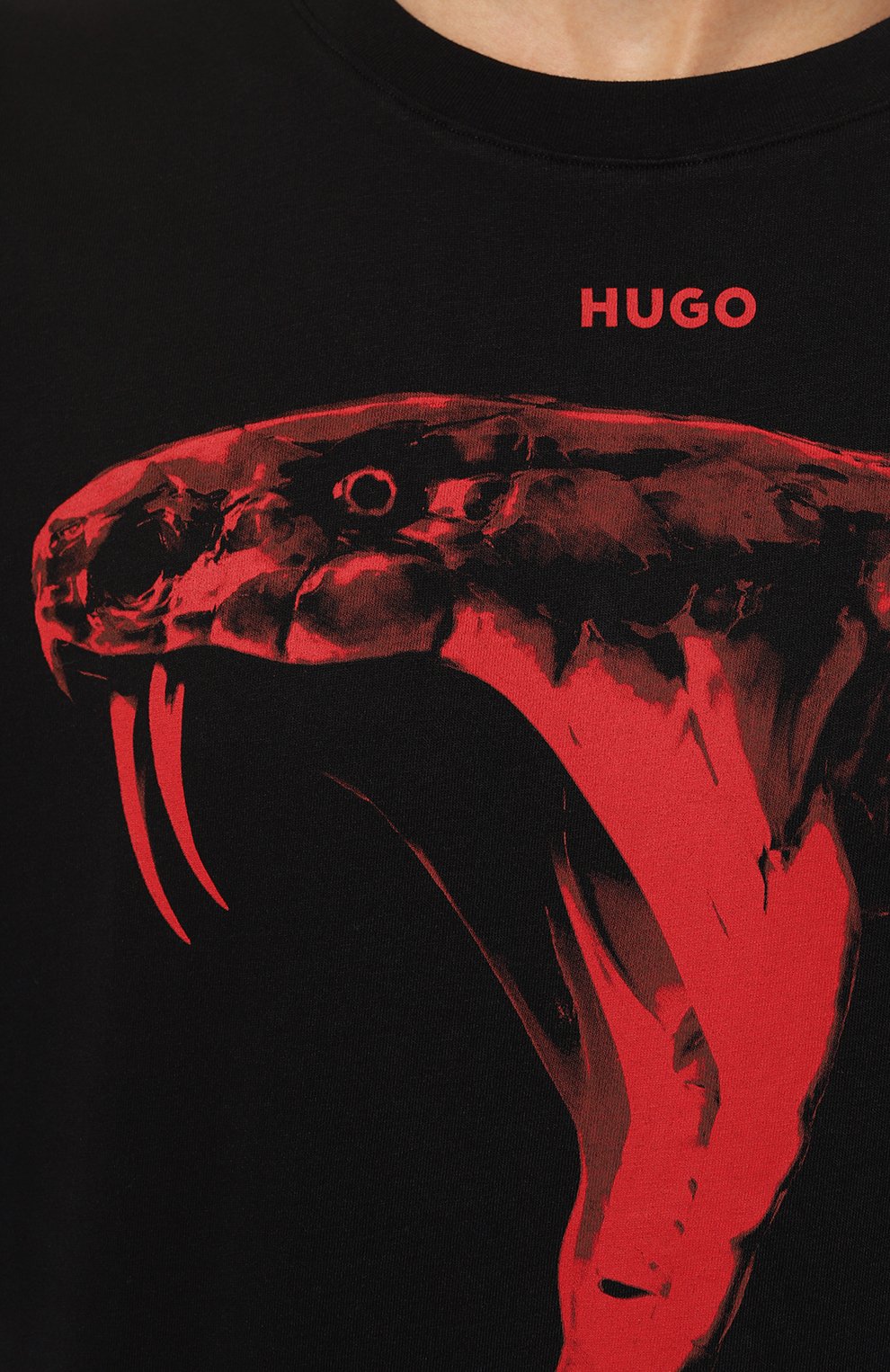 Хлопковая футболка HUGO, арт. 50519013, фото 5