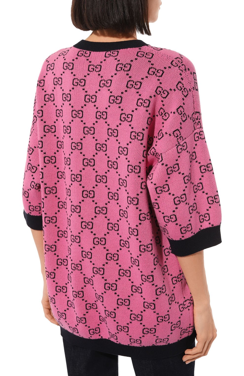 Пуловер из шерсти и хлопка GUCCI, арт. 662038 XKBXI, фото 4