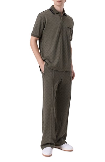 Поло GUCCI хаки цвета по цене 147000 руб., арт. 806242/XJHHQ, фото 2 Поло GUCCI, арт. 806242/XJHHQ, фото 2