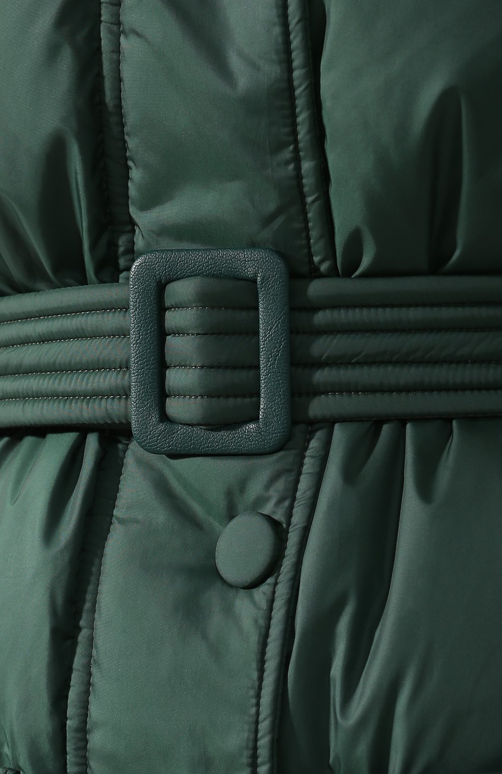 Однотонный стеганый пуховик с поясом и капюшоном IENKI IENKI, арт. KILLER J, фото 5