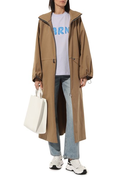 Хлопковая футболка MARNI, арт. THJET49EPH/USCS11, фото 2