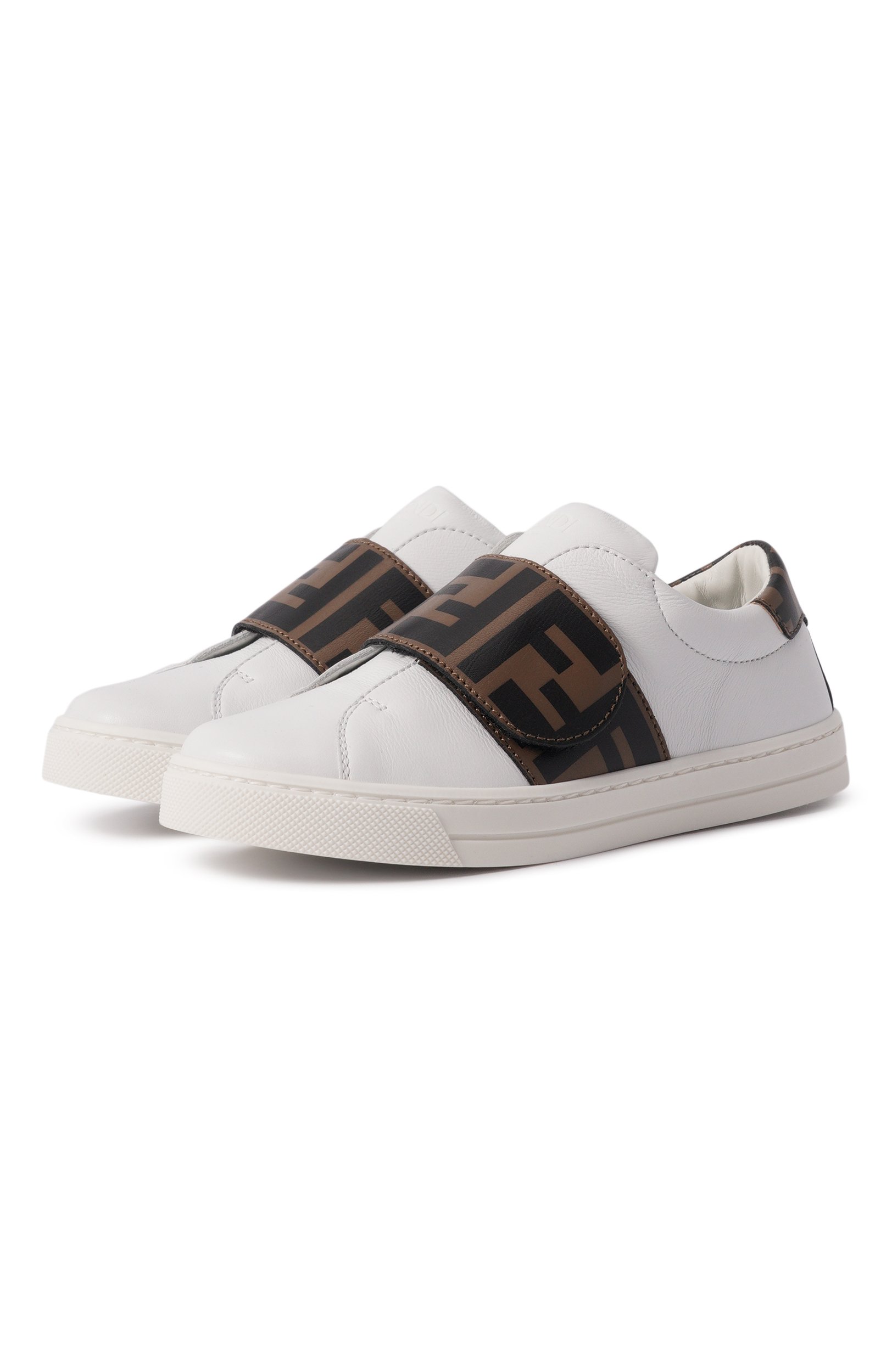 Кожаные кеды FENDI, арт. JMR325/A7N4, фото 1