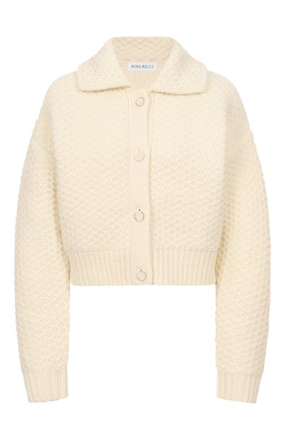 Женский шерстяной кардиган NINA RICCI, арт. 25AMCR010/ML0583