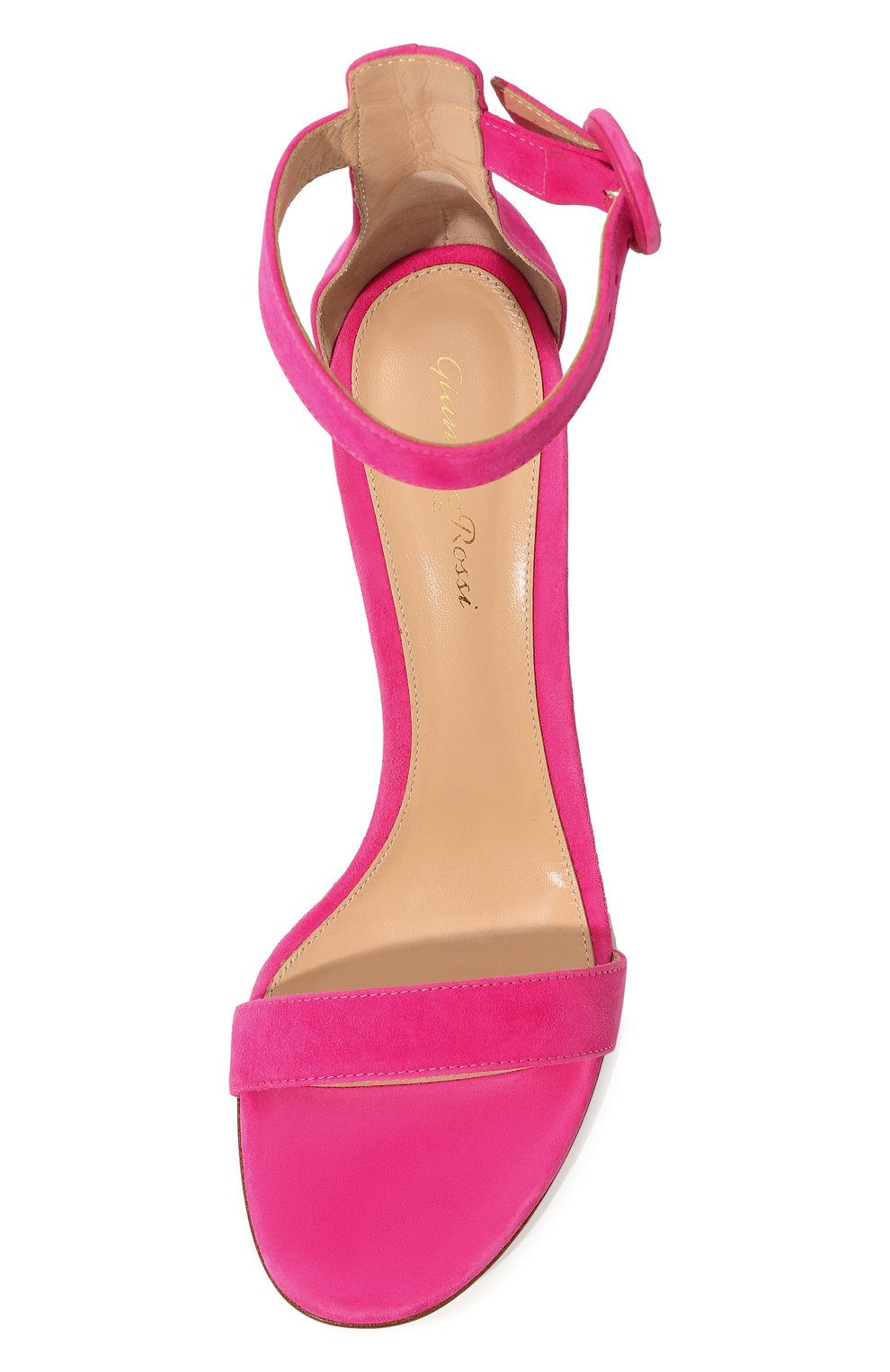 Замшевые босоножки portofino 85 GIANVITO ROSSI, арт. G60953.85RIC.CAMFUXI, фото 6