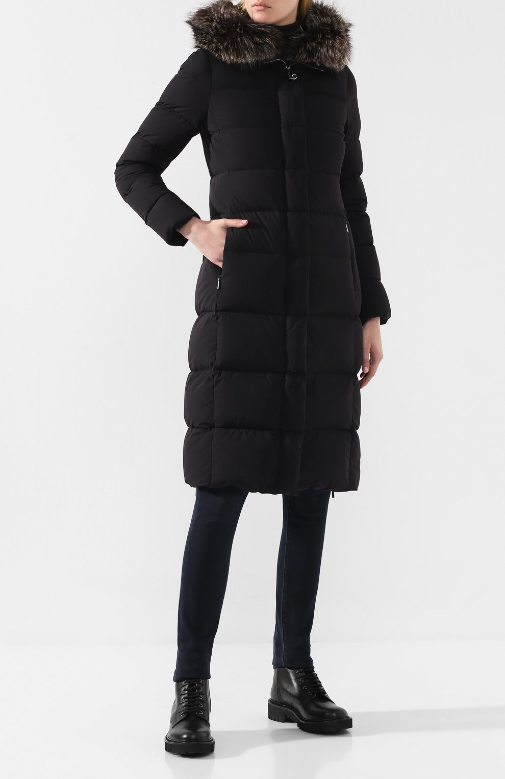 Пуховик с капюшоном MOORER, арт. ZAGARA-KN/A19D600STKN, фото 2