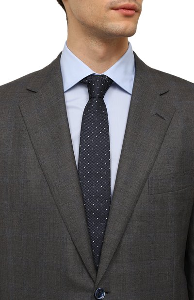 Галстук BOSS темно-синего цвета по цене 5880 руб., арт. 50498960, фото 2 Галстук BOSS, арт. 50498960, фото 2