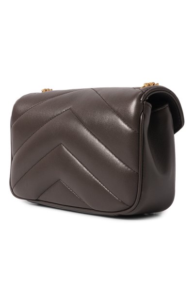 Сумка loulou SAINT LAURENT коричневого цвета по цене 254000 руб., арт. 821749/AAEAX, фото 4 Сумка loulou SAINT LAURENT, арт. 821749/AAEAX, фото 4
