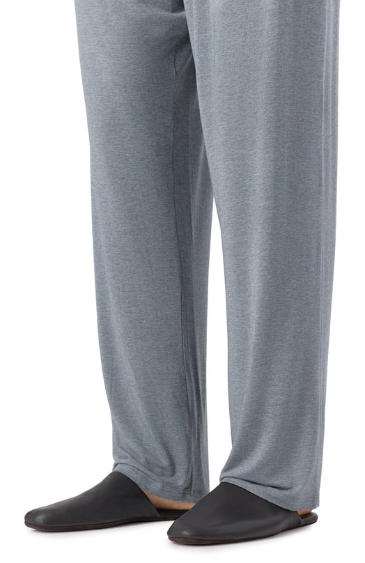 Кожаные домашние туфли Homers At Home 14289/NAPPA Чёрный  14289/NAPPA Фото 3