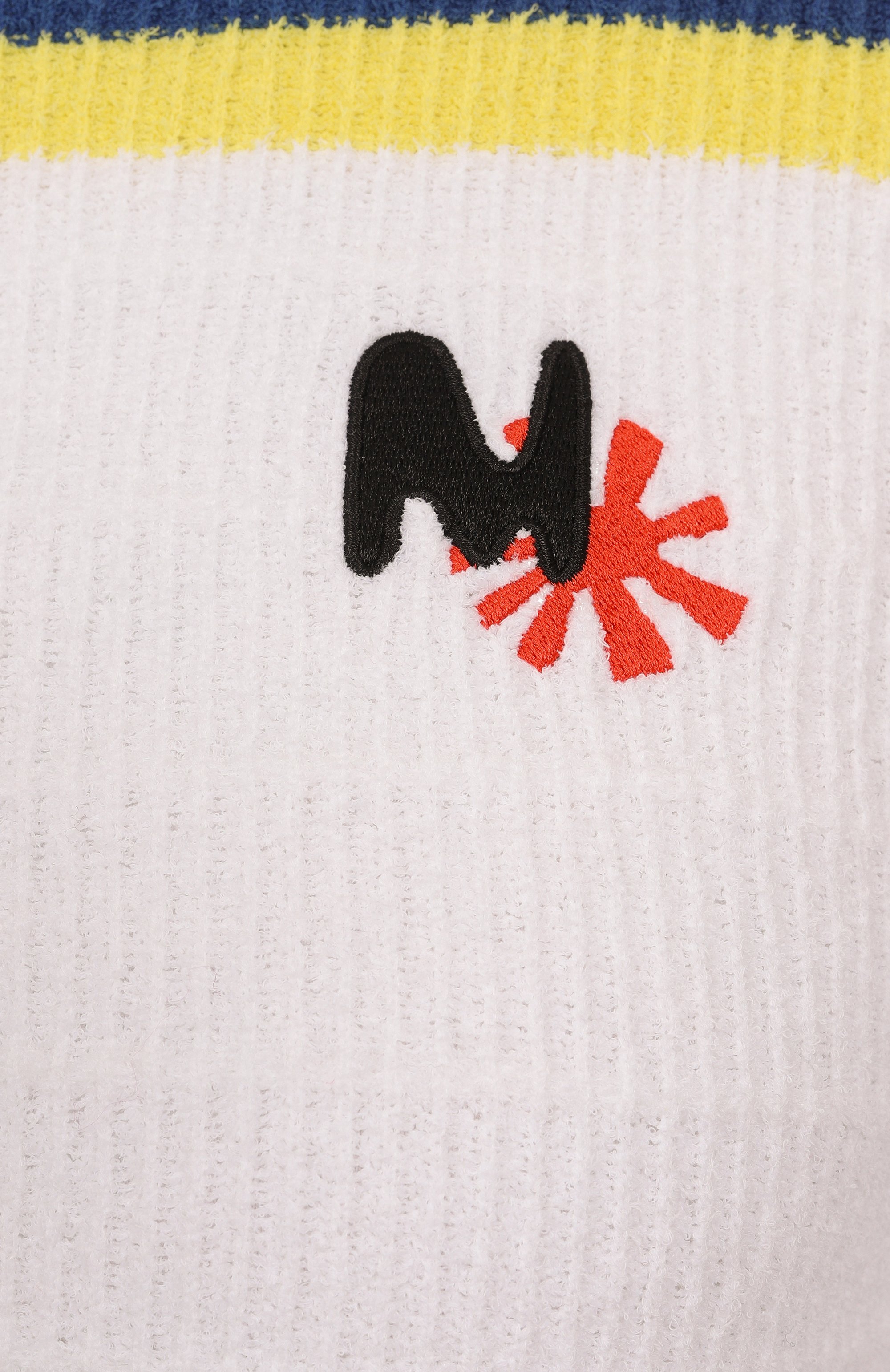 Хлопковое поло MSGM белого цвета по цене 31550 руб., арт. 3841MDM202/257289, фото 6 Хлопковое поло MSGM, арт. 3841MDM202/257289, фото 6