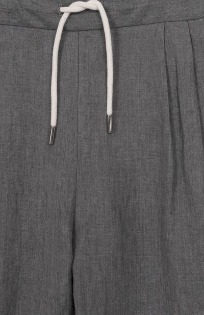 Льняные брюки BRUNELLO CUCINELLI, арт. BH249P113C, фото 3