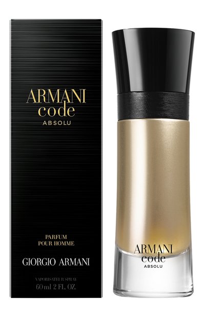 Парфюмерная вода armani code absolu (60ml) GIORGIO ARMANI бесцветного цвета по цене 10920 руб., арт. 3614272407435, фото 2 Парфюмерная вода armani code absolu (60ml) GIORGIO ARMANI, арт. 3614272407435, фото 2