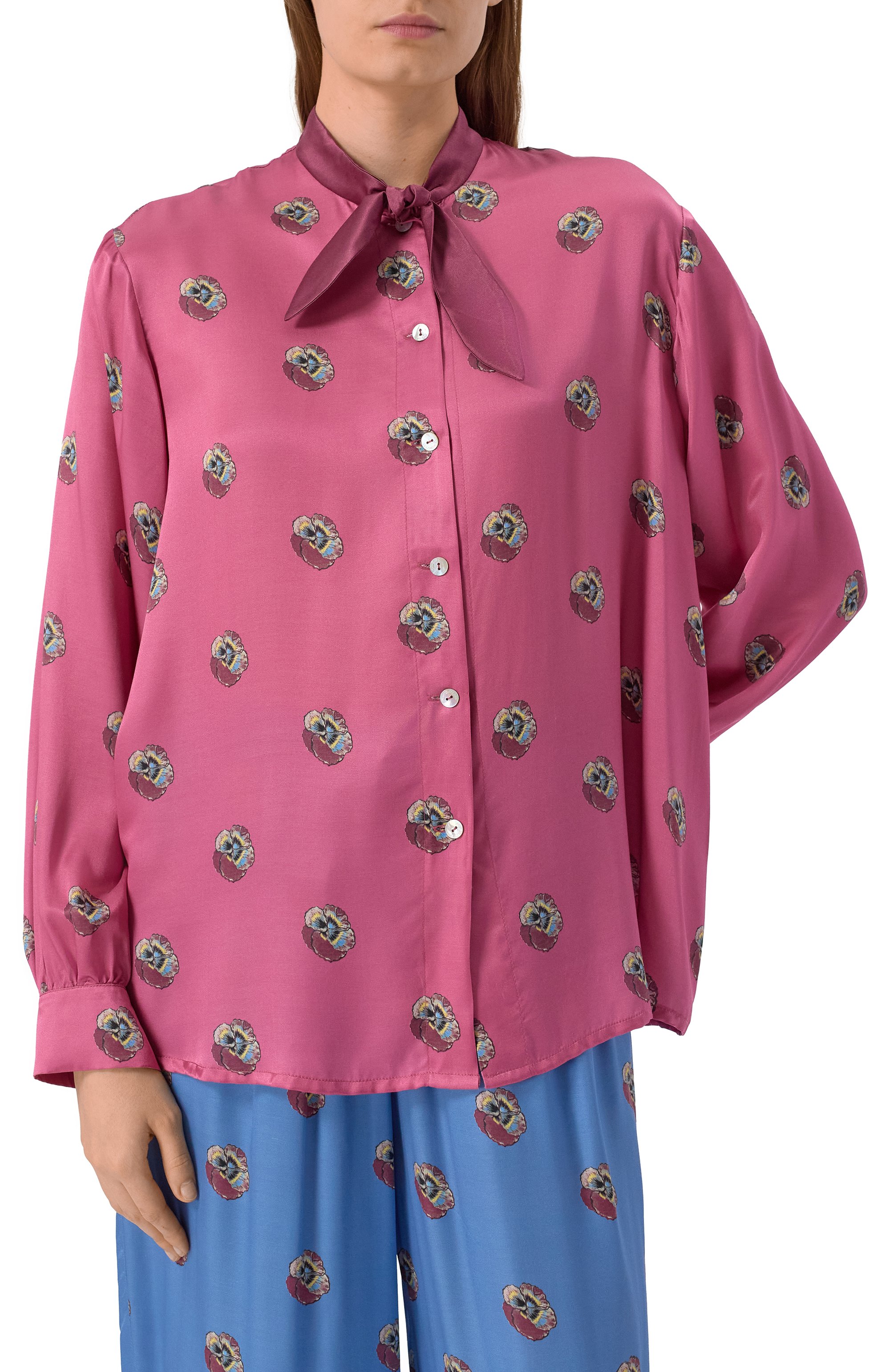 Пижама из хлопка и шелка ANY WOWZERS, арт. BOWIE02P-LEABP, фото 3