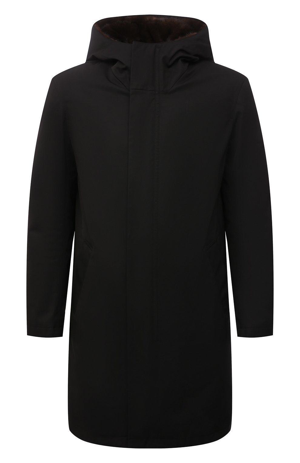 Парка с меховой подкладкой YVES SALOMON, арт. 22WUM00700A34X, фото 1