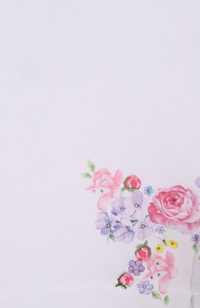 Хлопковый свитшот MONNALISA, арт. 19G600, фото 3