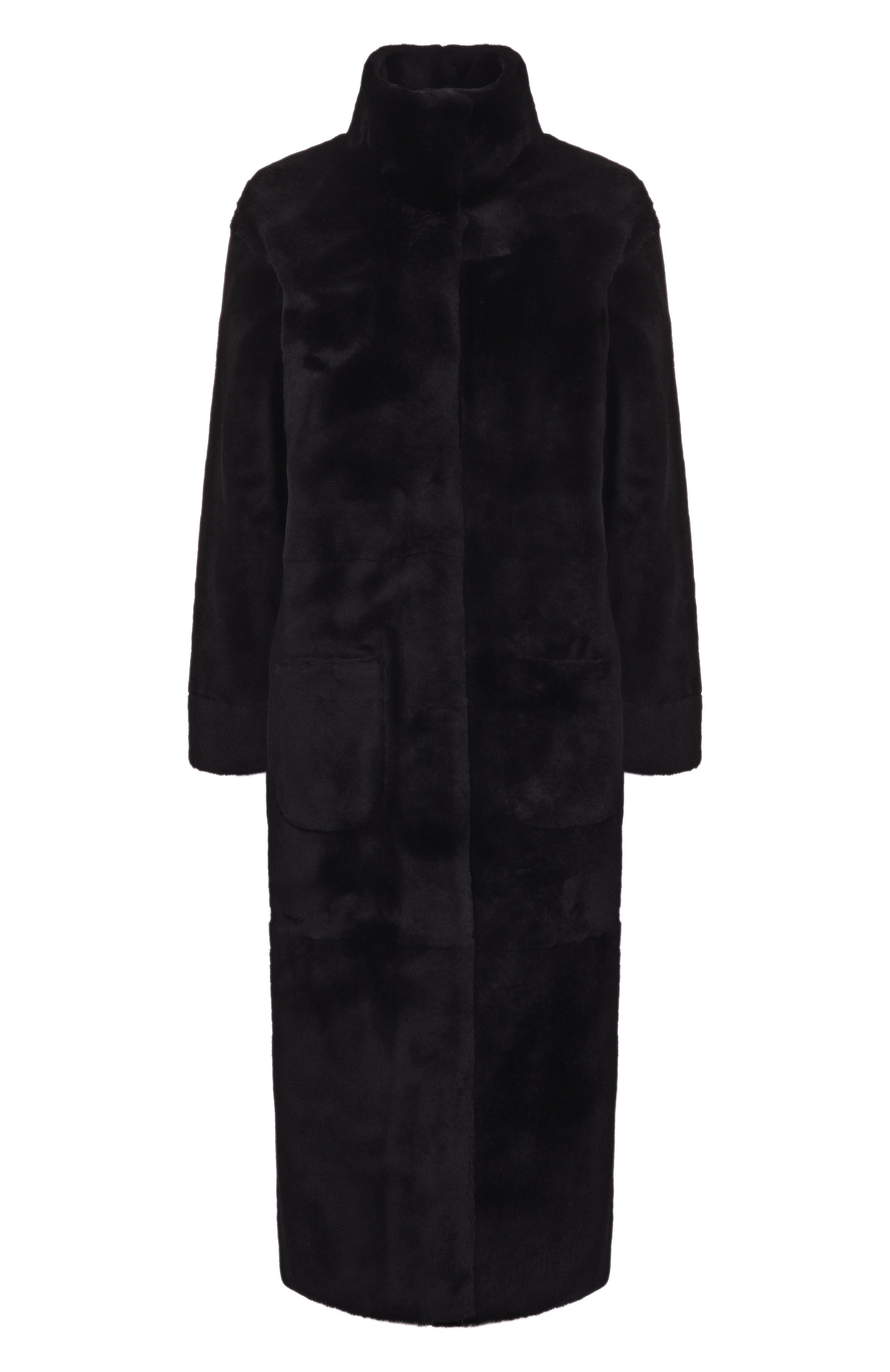 Дубленка из овчины SIMONETTA RAVIZZA черного цвета по цене 459500 руб., арт. F05C0142H21, фото 1 Дубленка из овчины SIMONETTA RAVIZZA, арт. F05C0142H21, фото 1