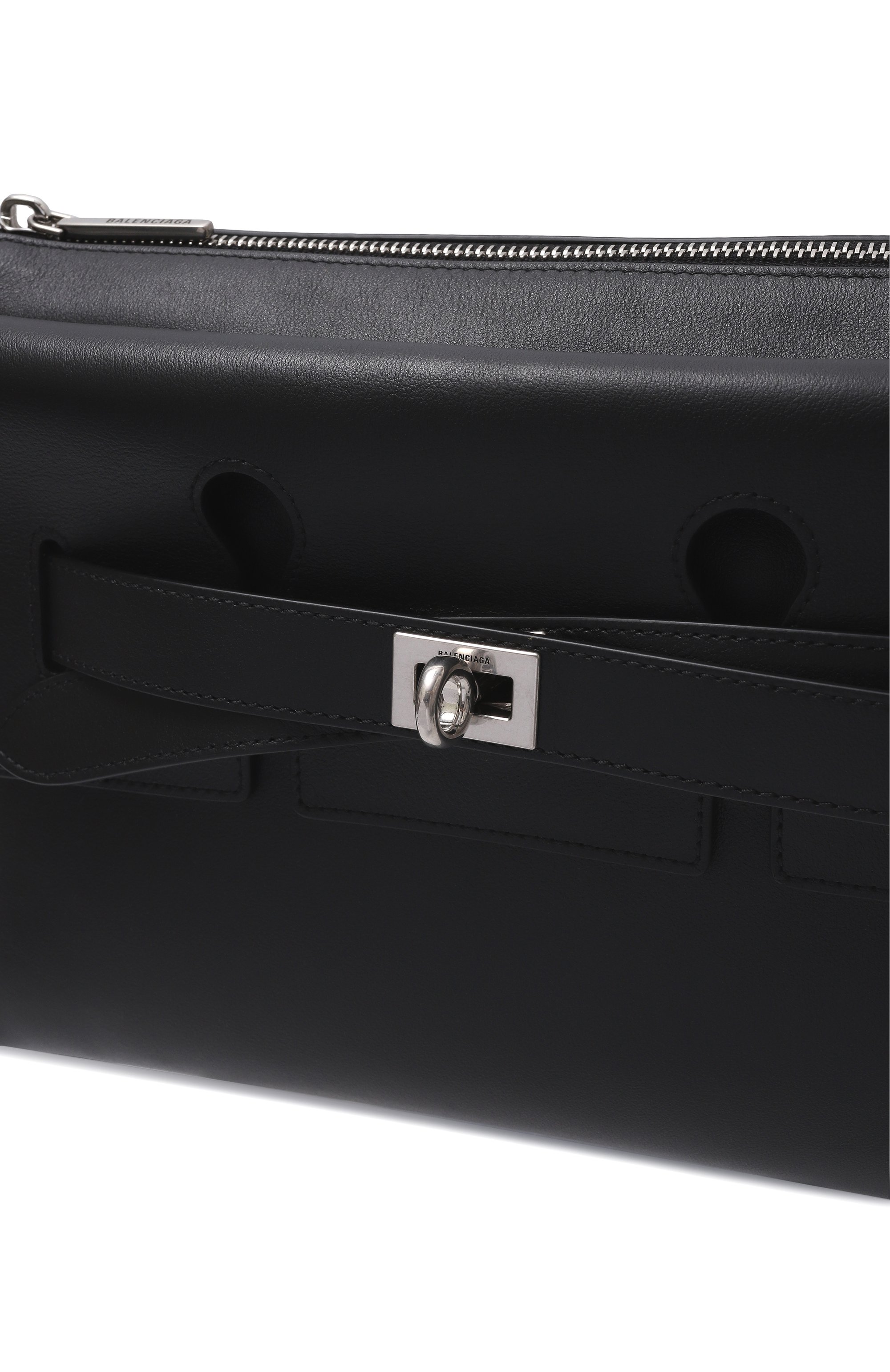 Сумка bel air small BALENCIAGA черного цвета по цене 511500 руб., арт. 834032/2ABAW, фото 3 Сумка bel air small BALENCIAGA, арт. 834032/2ABAW, фото 3